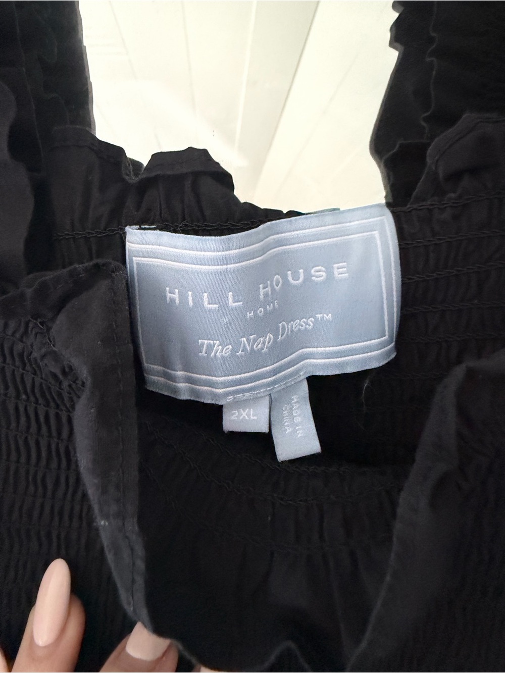 Hill House Nap Dress in Black - Picture 3 of 3